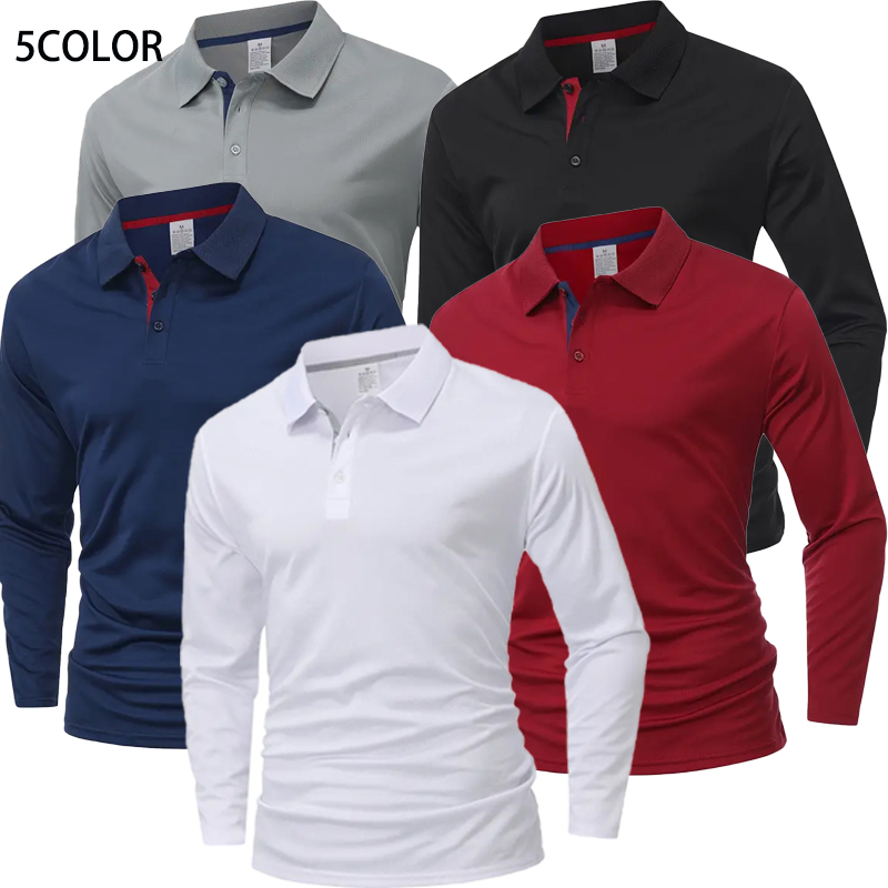 Golf Equipment Discount - Herenshirt met lange mouwen, sneldrogend, ademend